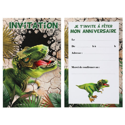 Invitations - Dinosaures
