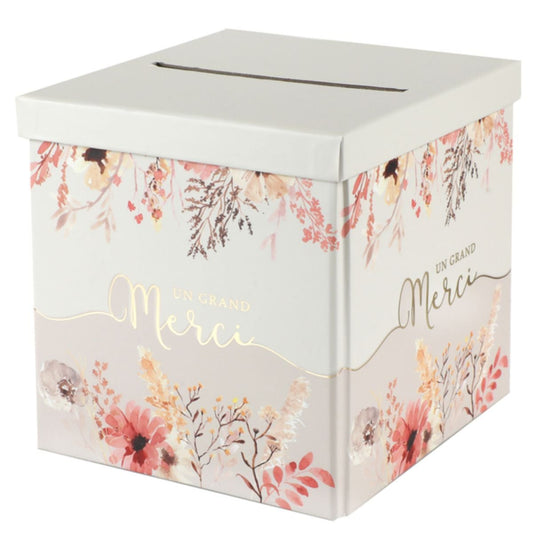 Tirelire - Merci Floral