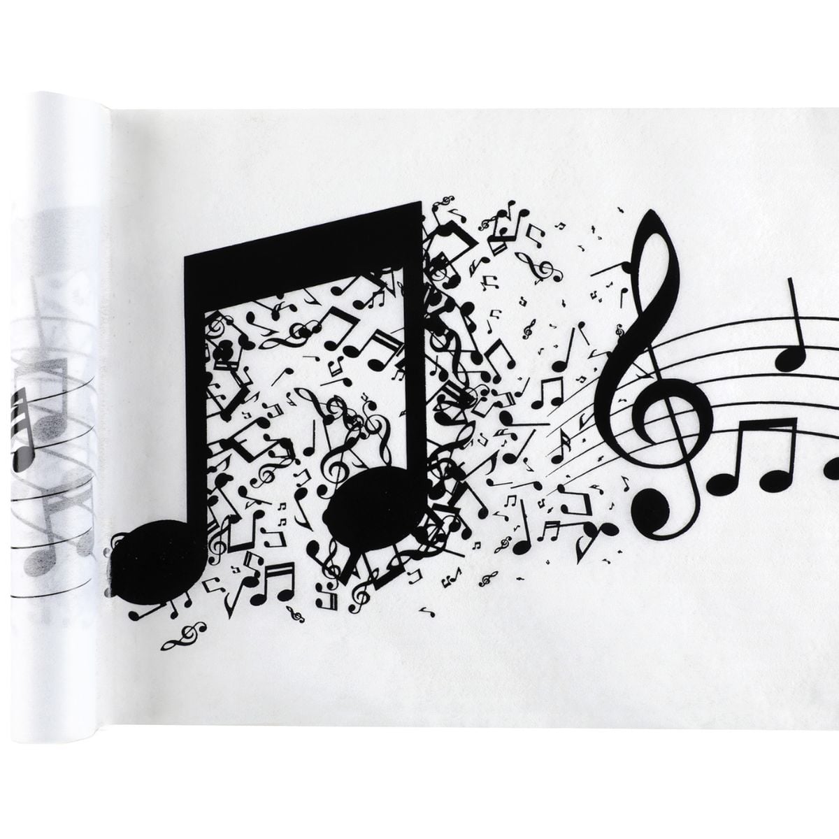 Chemin de table - Musique Blanc
