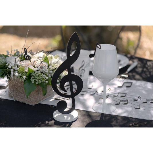 Centre de table - Clef de sol