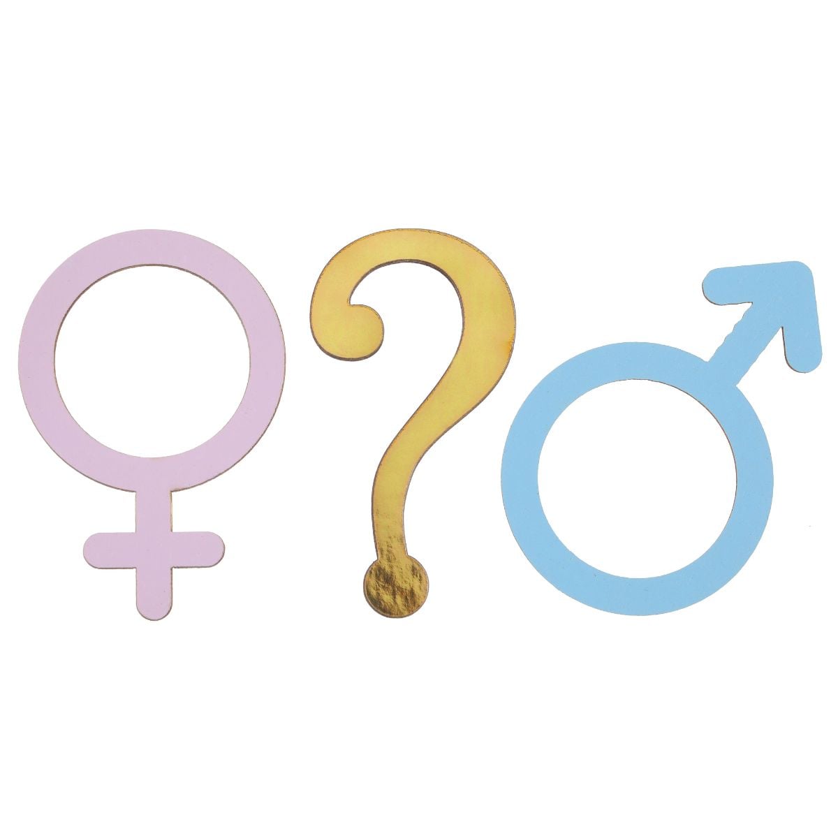 Déco à parsemer en bois - Girl Or Boy