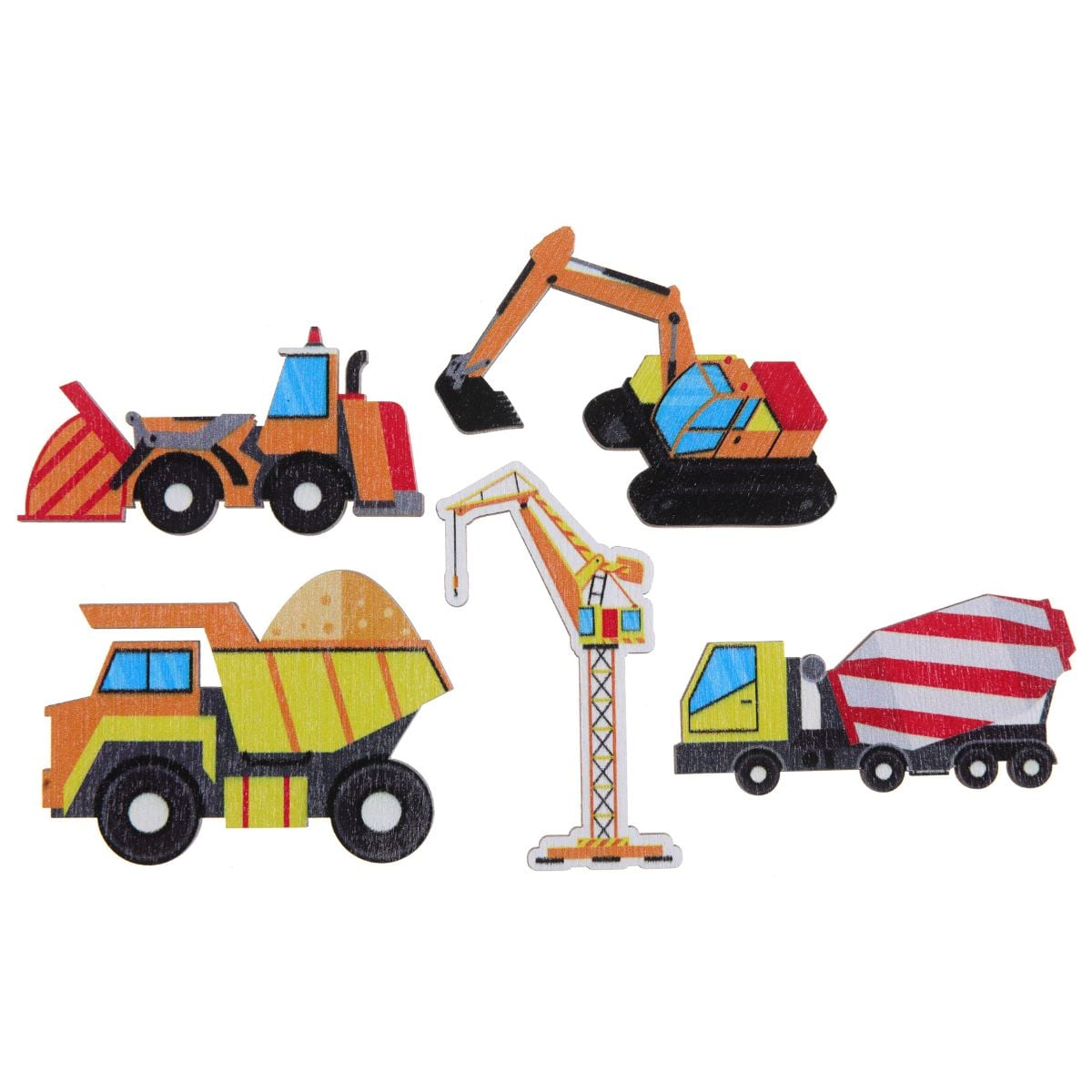Décos à parsemer en bois - Chantier