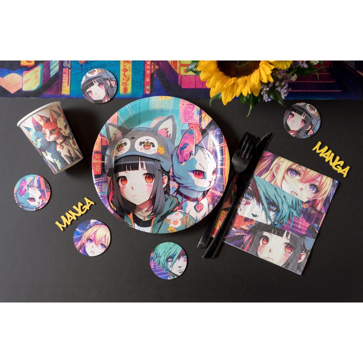 Serviettes - Manga