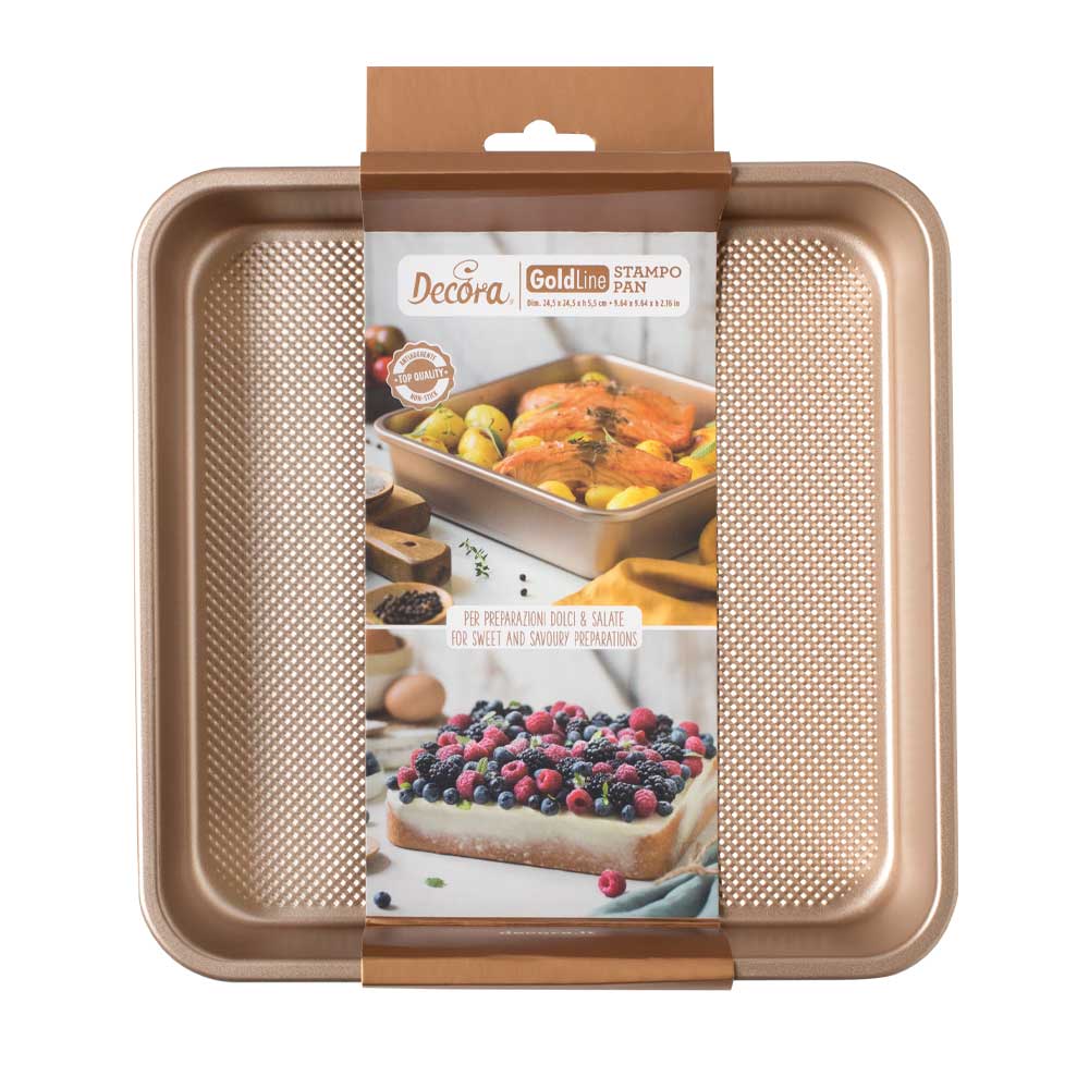 Moule rectangulaire Gold Line - 24cm
