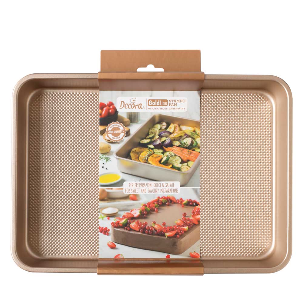 Moule rectangulaire Gold Line - 34cm