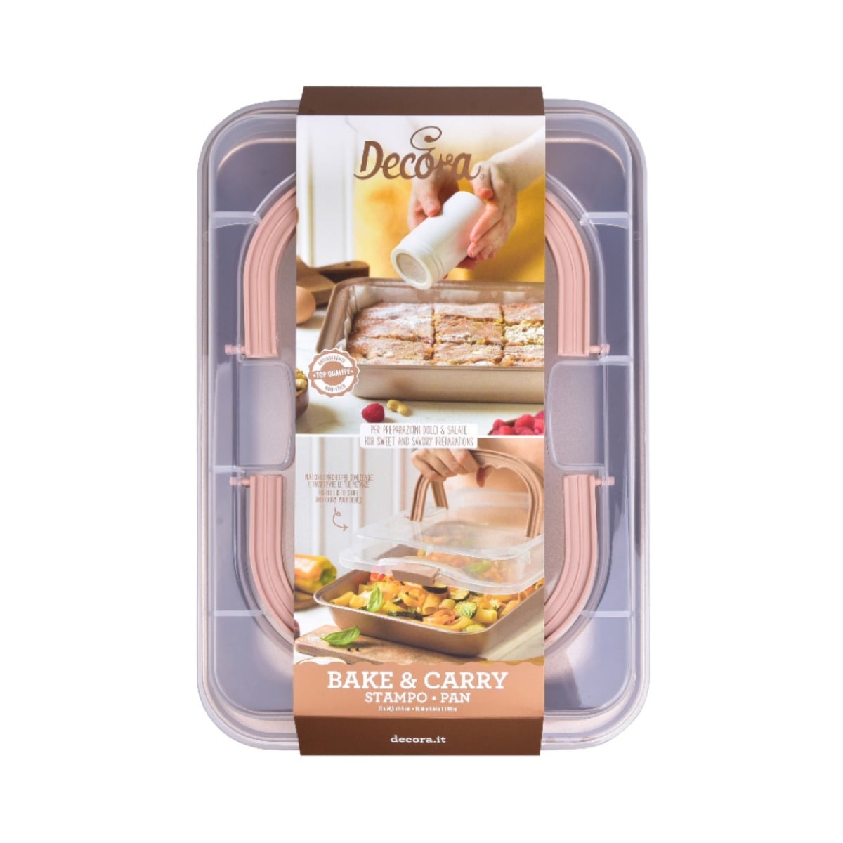 Moule à gâteau avec couvercle de transport