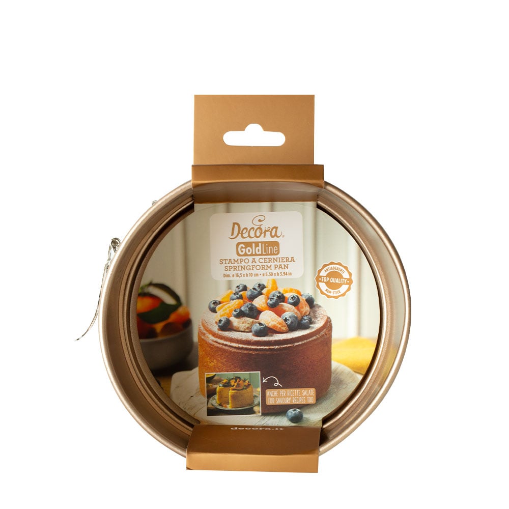 Moule rond à charnière Gold Line - 16.5cm