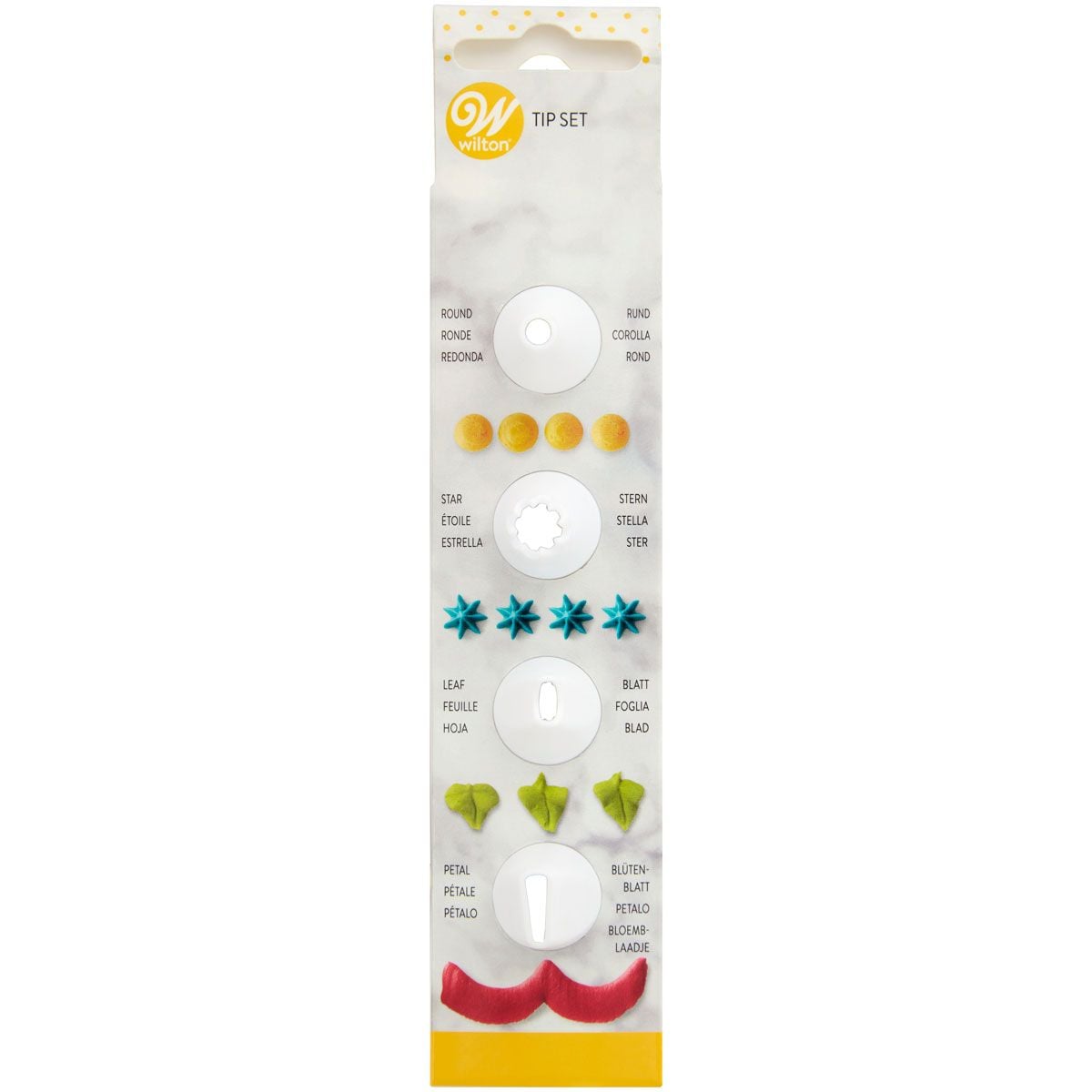 Kit de douilles - Etoile, Rond, Feuille, Pétale