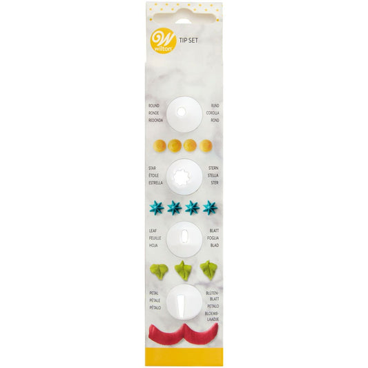 Kit de douilles - Etoile, Rond, Feuille, Pétale