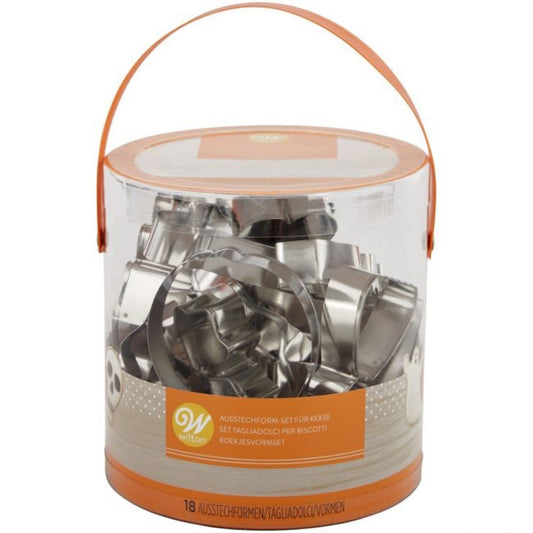 Seau Emportes-pièces Halloween (18pcs)