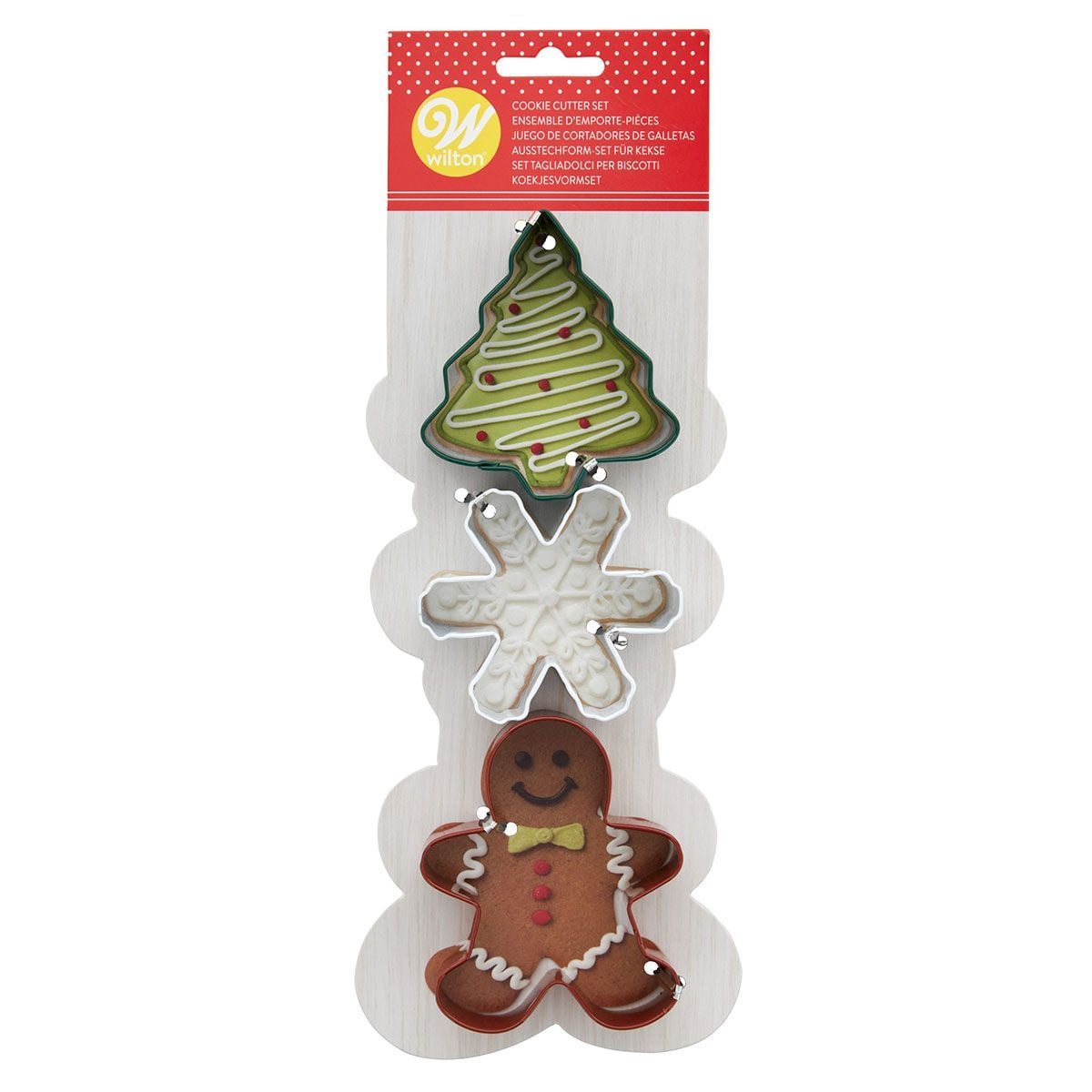 Emporte-pièces - Sapin, flocon, pain d'épice