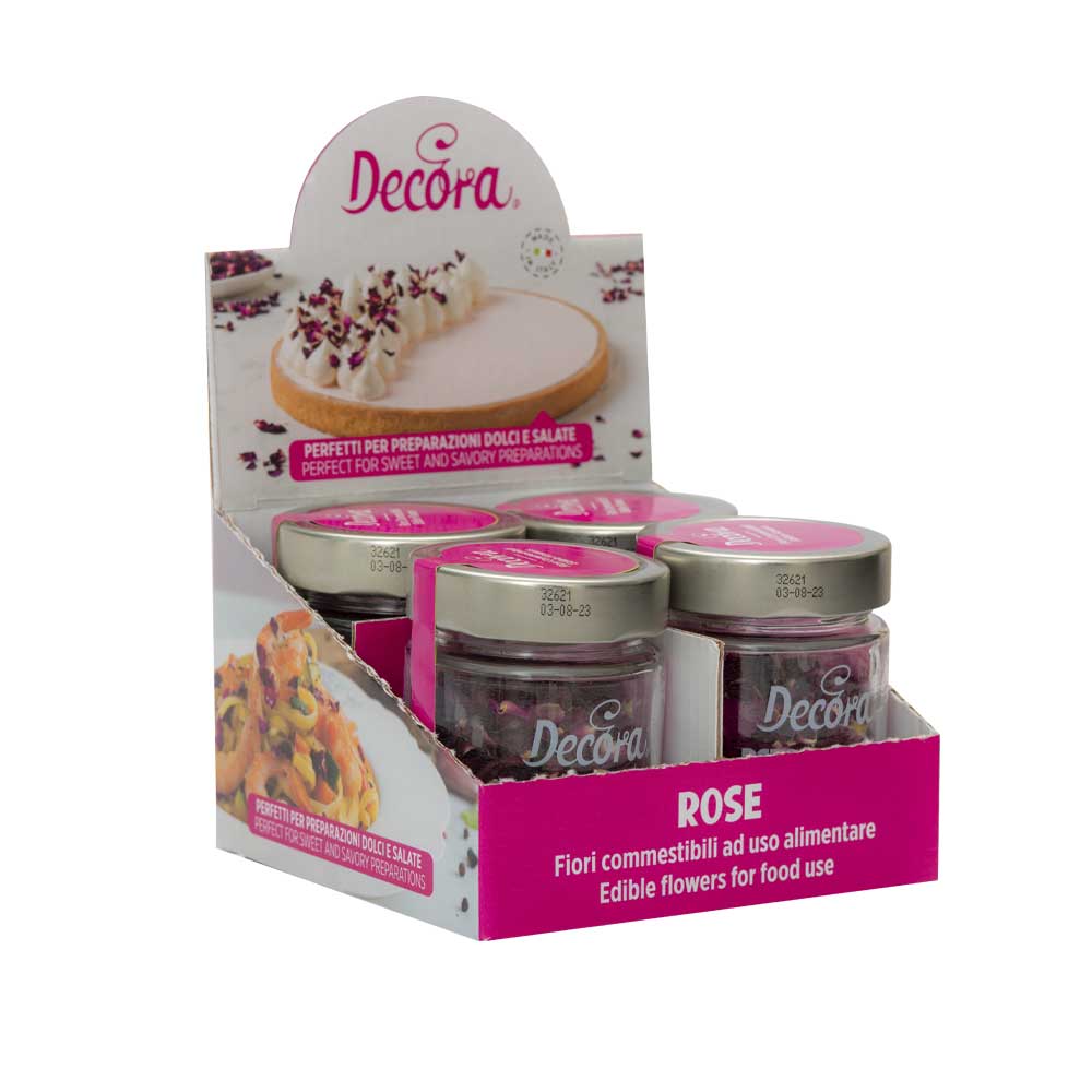Fleurs comestibles - Pétales de rose