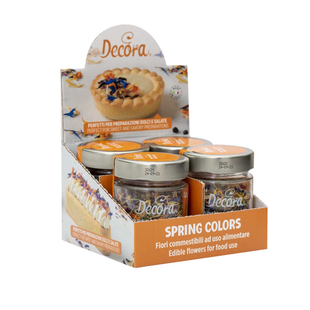 Fleurs comestibles - Couleurs du printemps