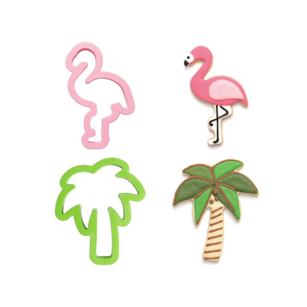 Emporte pièces - Flamant et Palmier (2pcs)