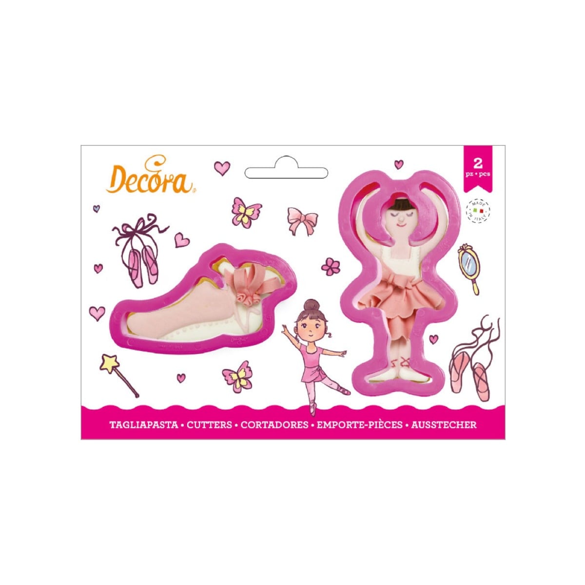 Emporte pièces - Ballerine (2pcs)
