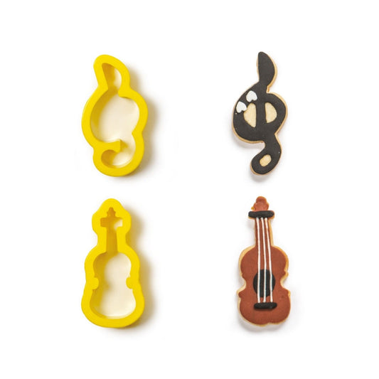 Emporte pièces - Clé de Sol et Violon (2pcs)