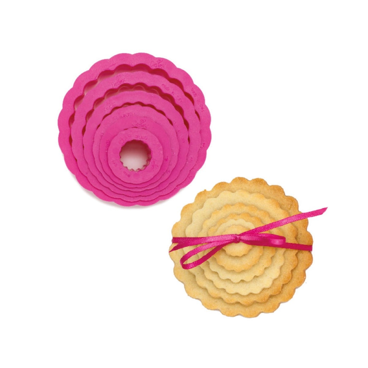 Emporte pièces - Rond Cannelé (6pcs)