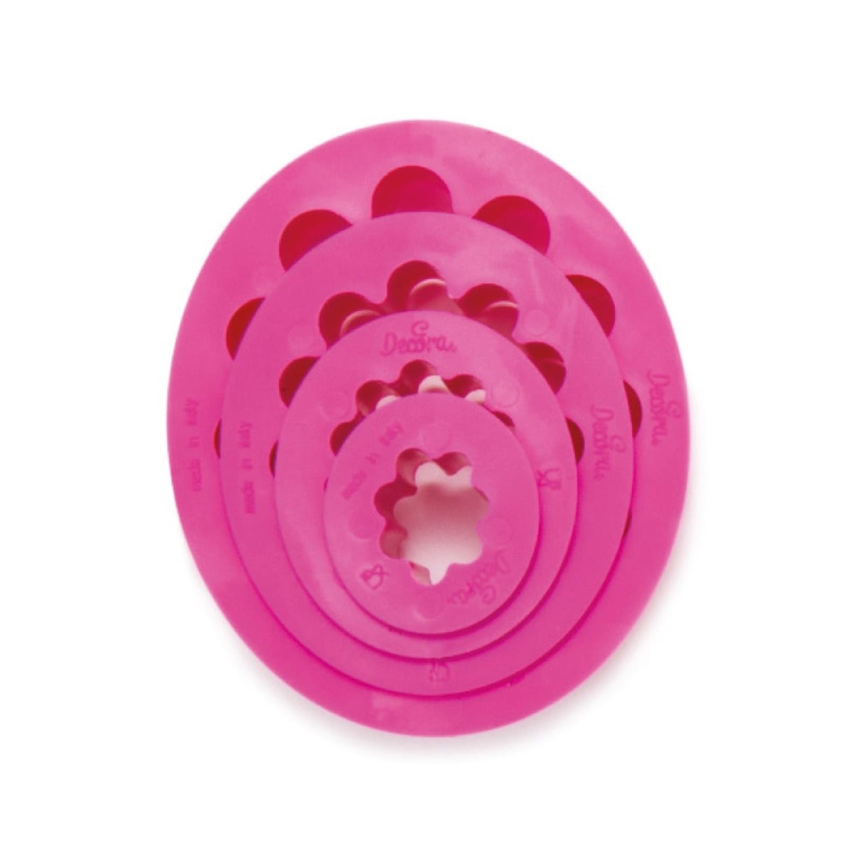 Emporte pièces - Ovale festonné (4pcs)