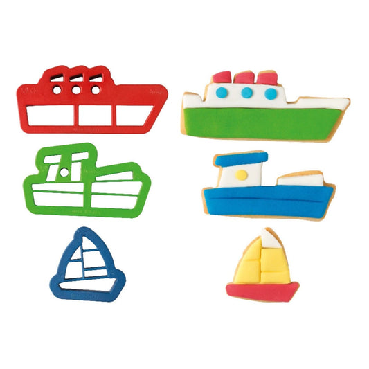 Emporte pièces - Bateaux (3pcs)