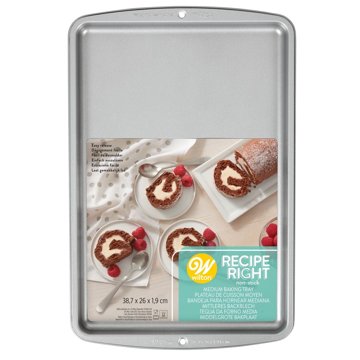 Plaque à Biscuits 38.7x26cm Wilton Recipe Right