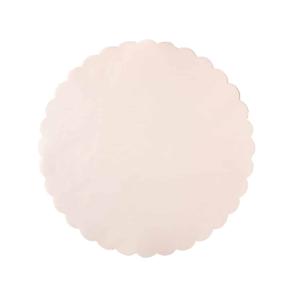 Decora Napperons en papier blancs Ø30 cm (10 pièces)