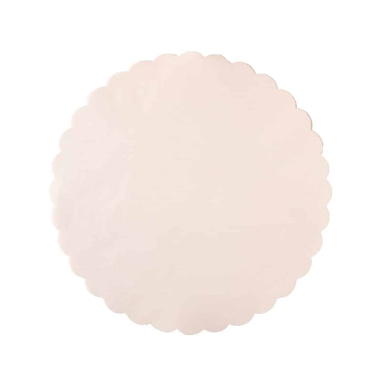 Decora Napperons en papier blancs Ø30 cm (10 pièces)