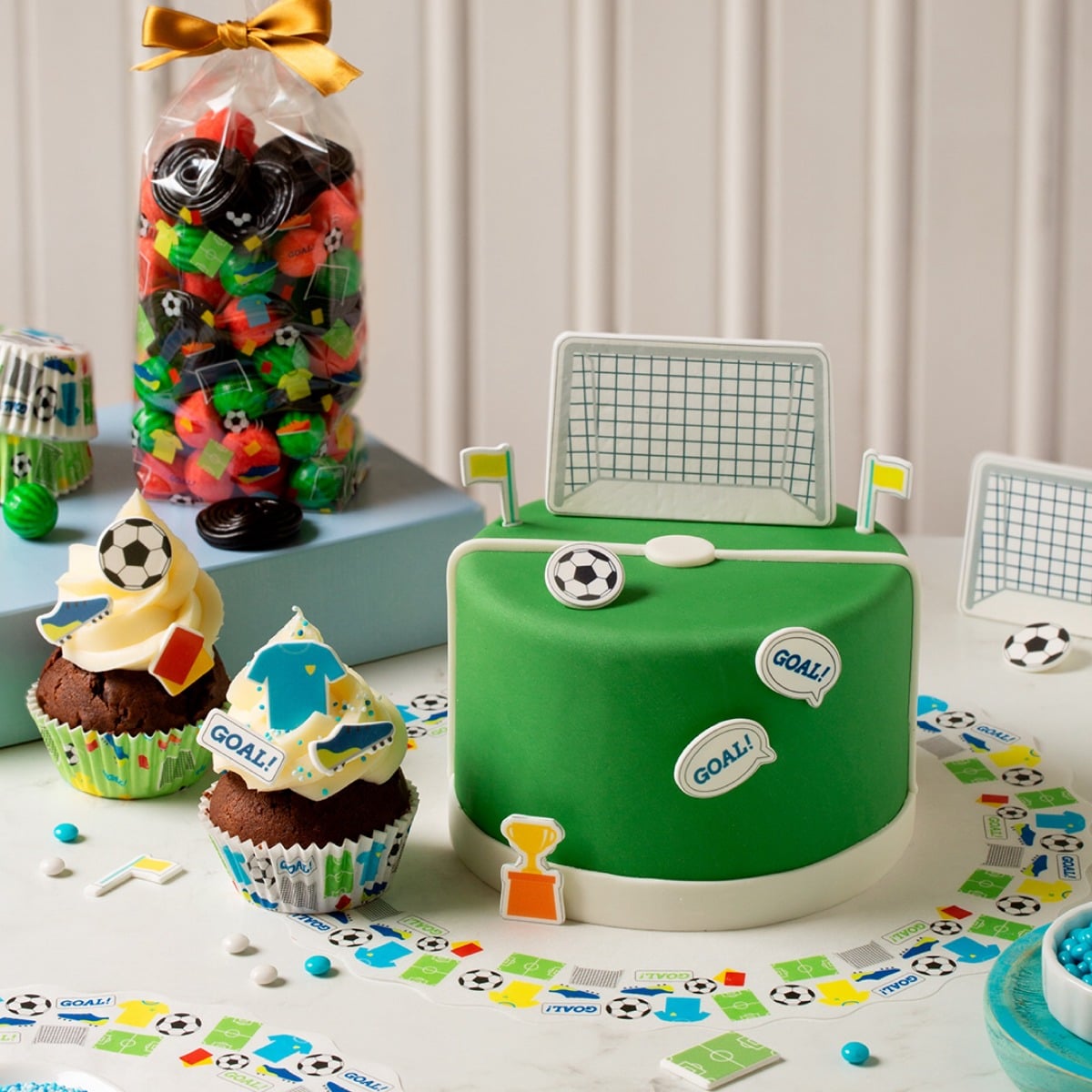 Caissettes à cupcake - Foot Goal