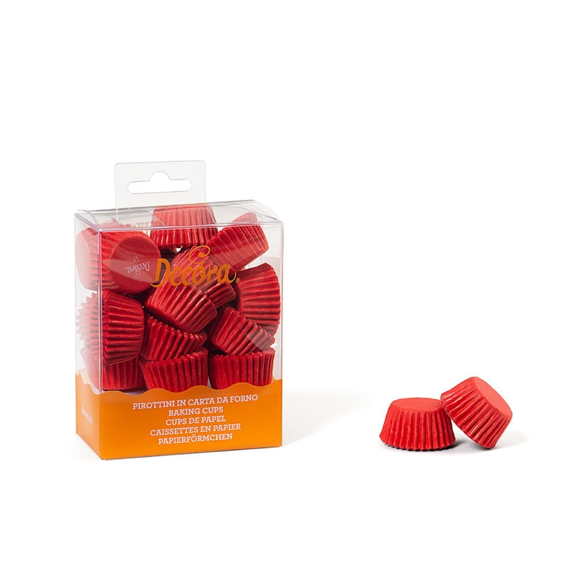 Mini Moule à Pâtisserie - Rouge ø 27 (200pcs)