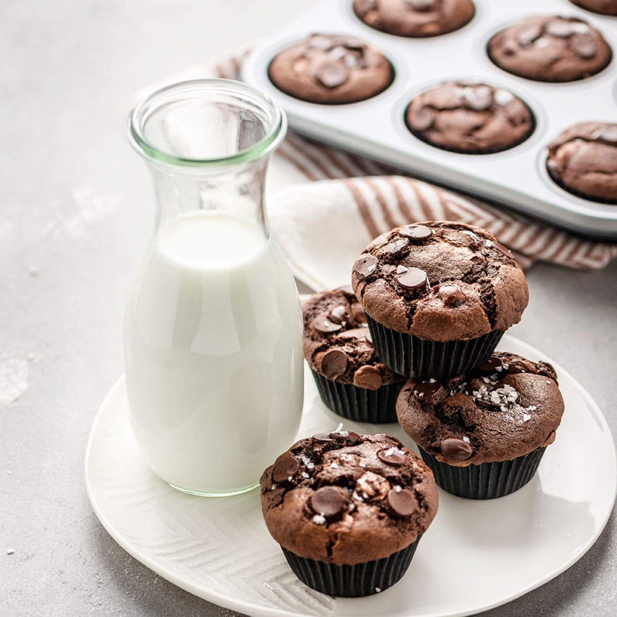 Caissettes à cupcakes  -  Noir (75pcs)