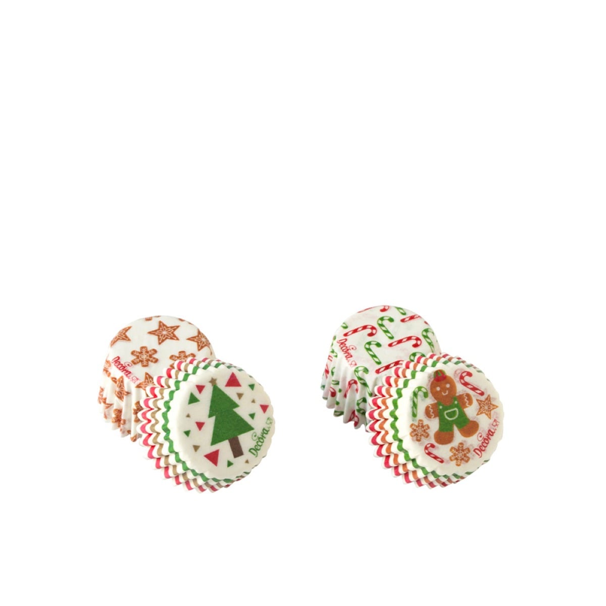 Mini Caissettes à cupcakes -  Noël (200pcs)