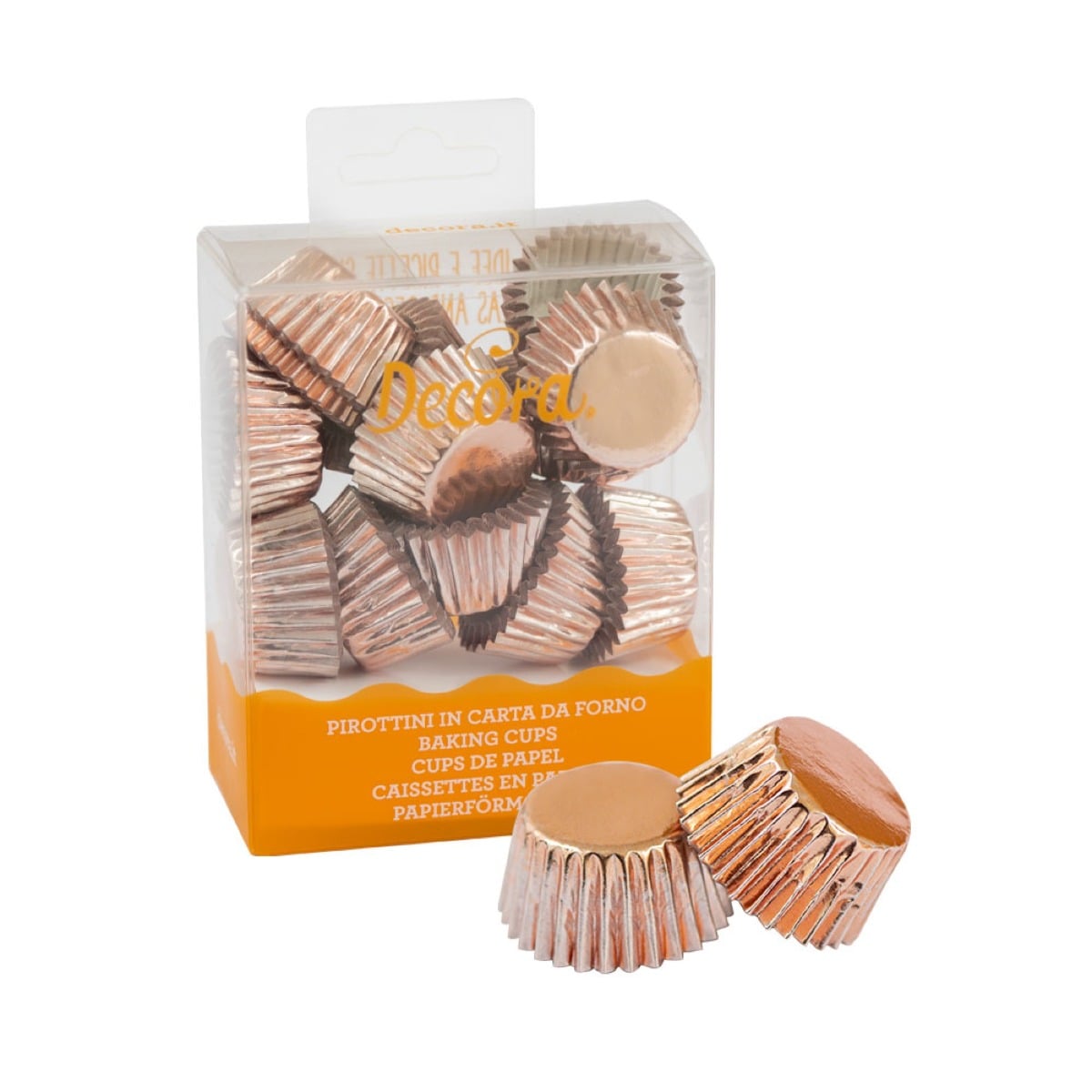 Mini Caissettes à Cupcake - RoseGold (180pcs)