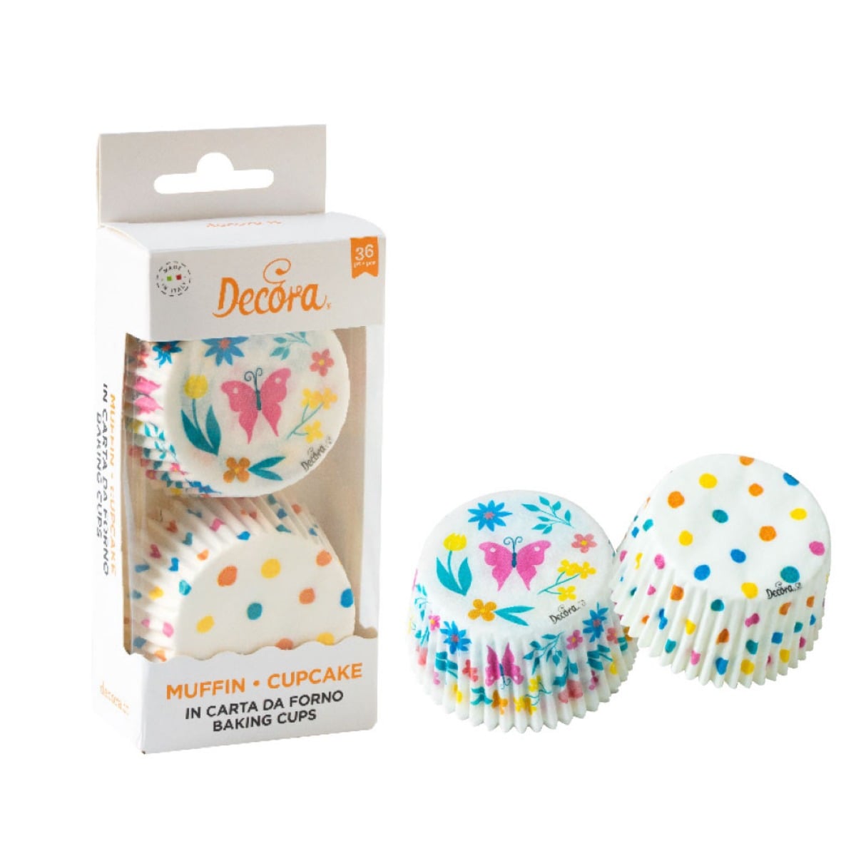 Caissettes à Cupcakes - Papillons (36 pcs)