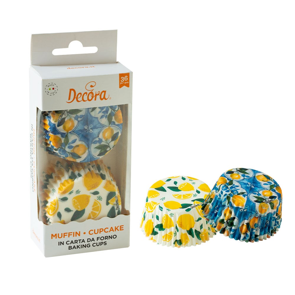 Caissettes à cupcake - Citrons