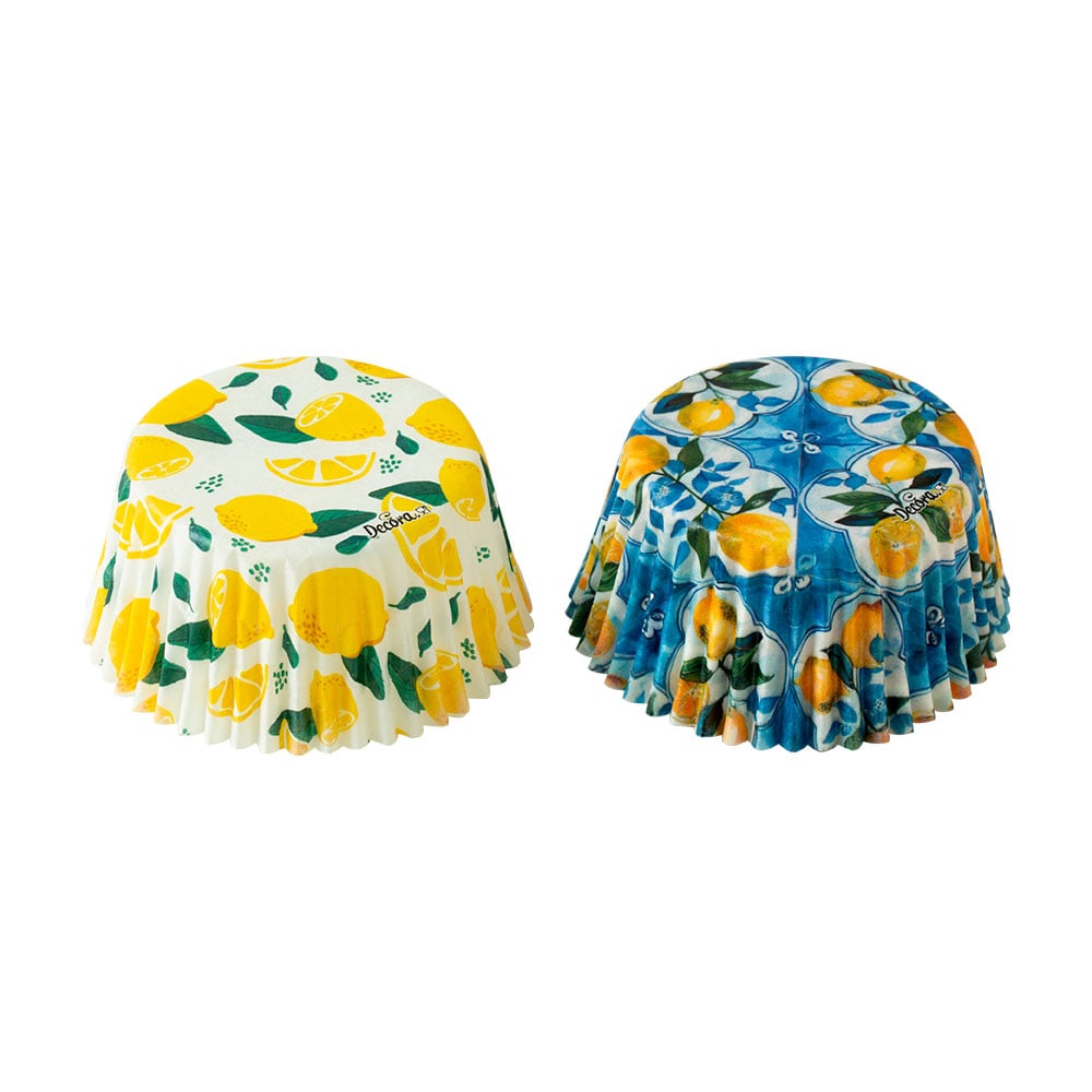 Caissettes à cupcake - Citrons