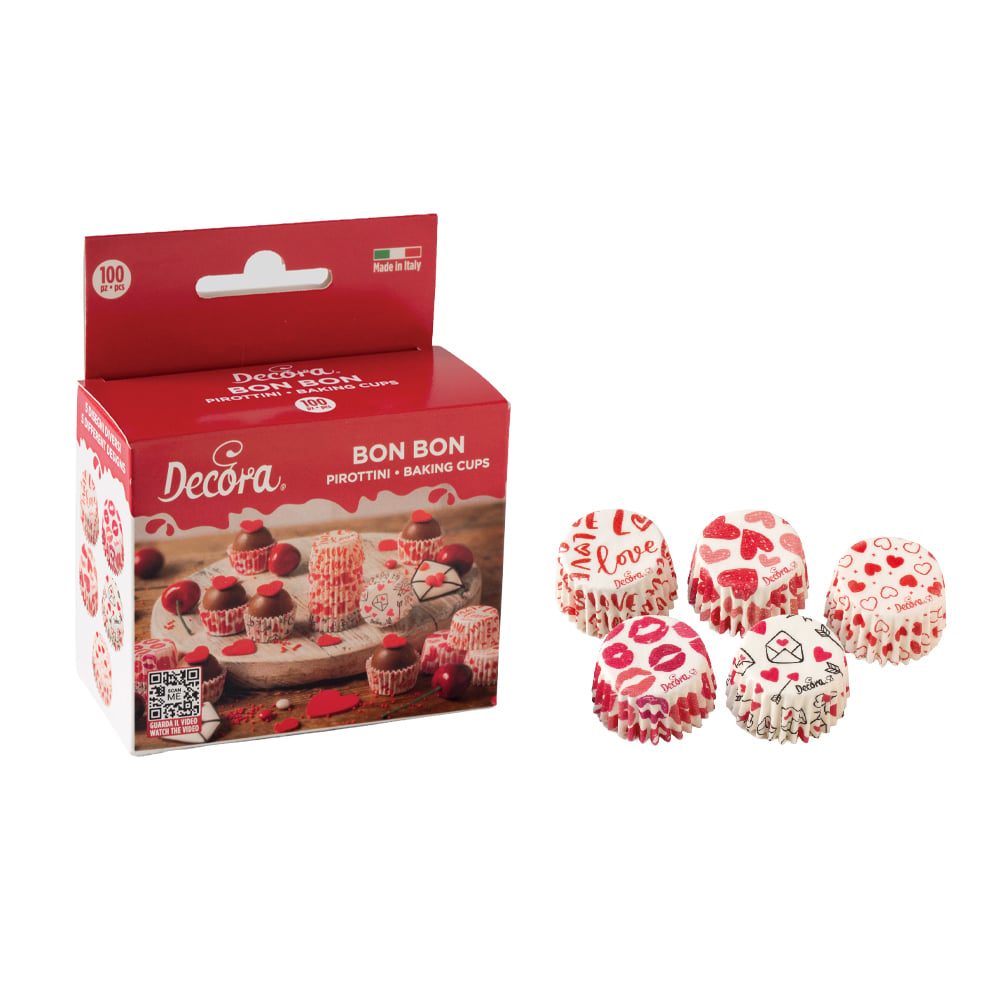 Caissettes à cupcake - Love (100pcs)