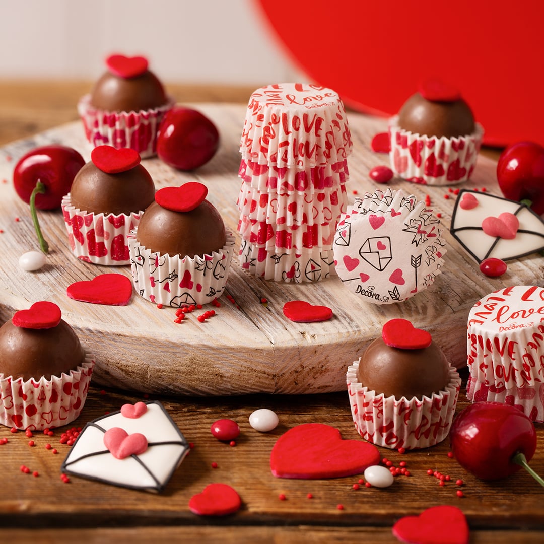 Caissettes à cupcake - Love (100pcs)