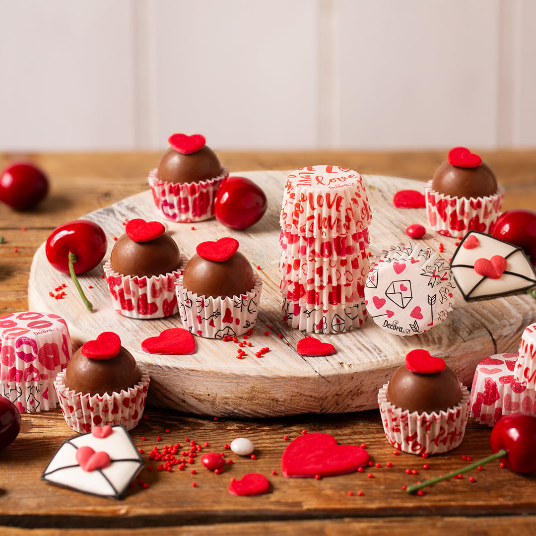 Caissettes à cupcake - Love (100pcs)