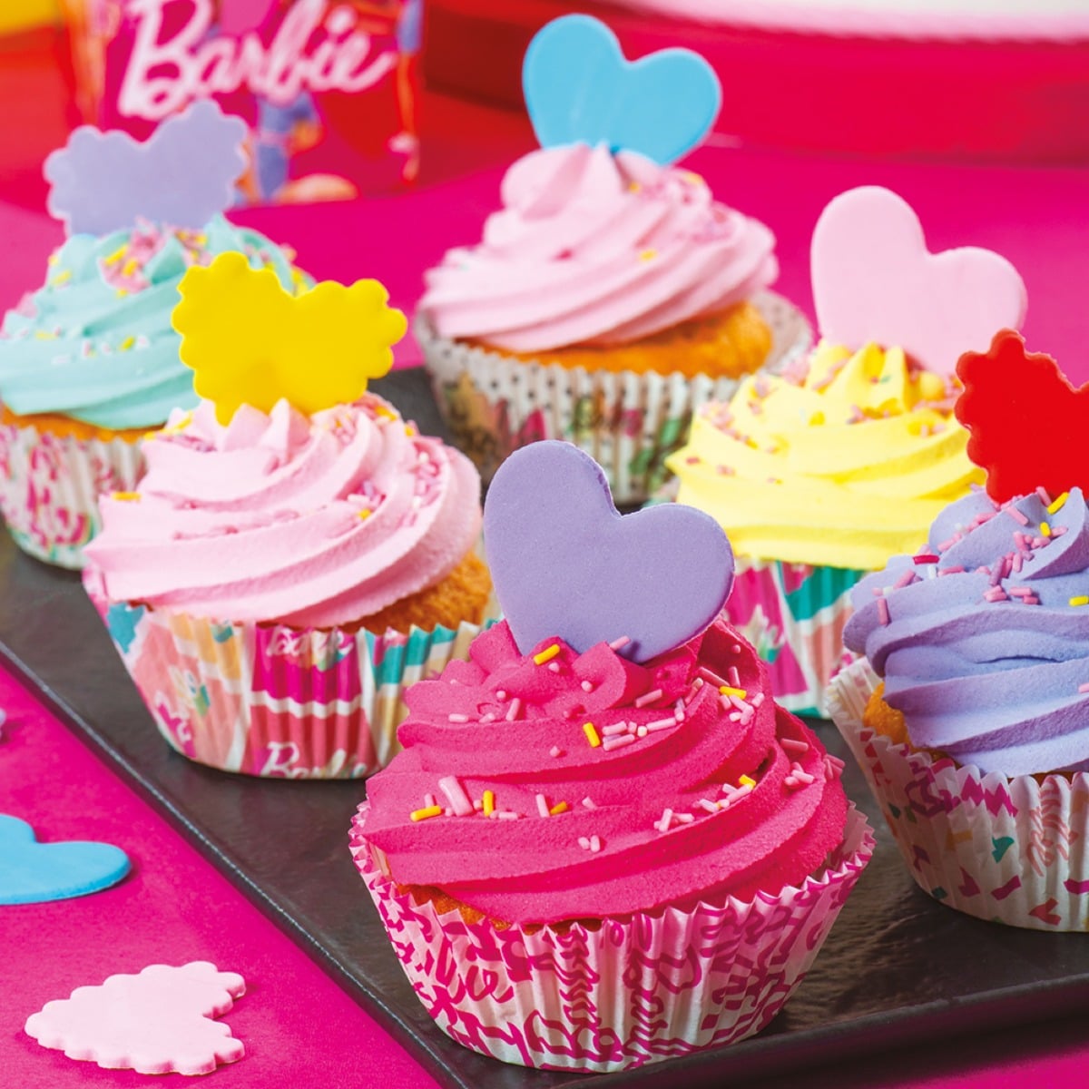 Caissettes à Cupcakes - Barbie Multicolore (36 pcs)