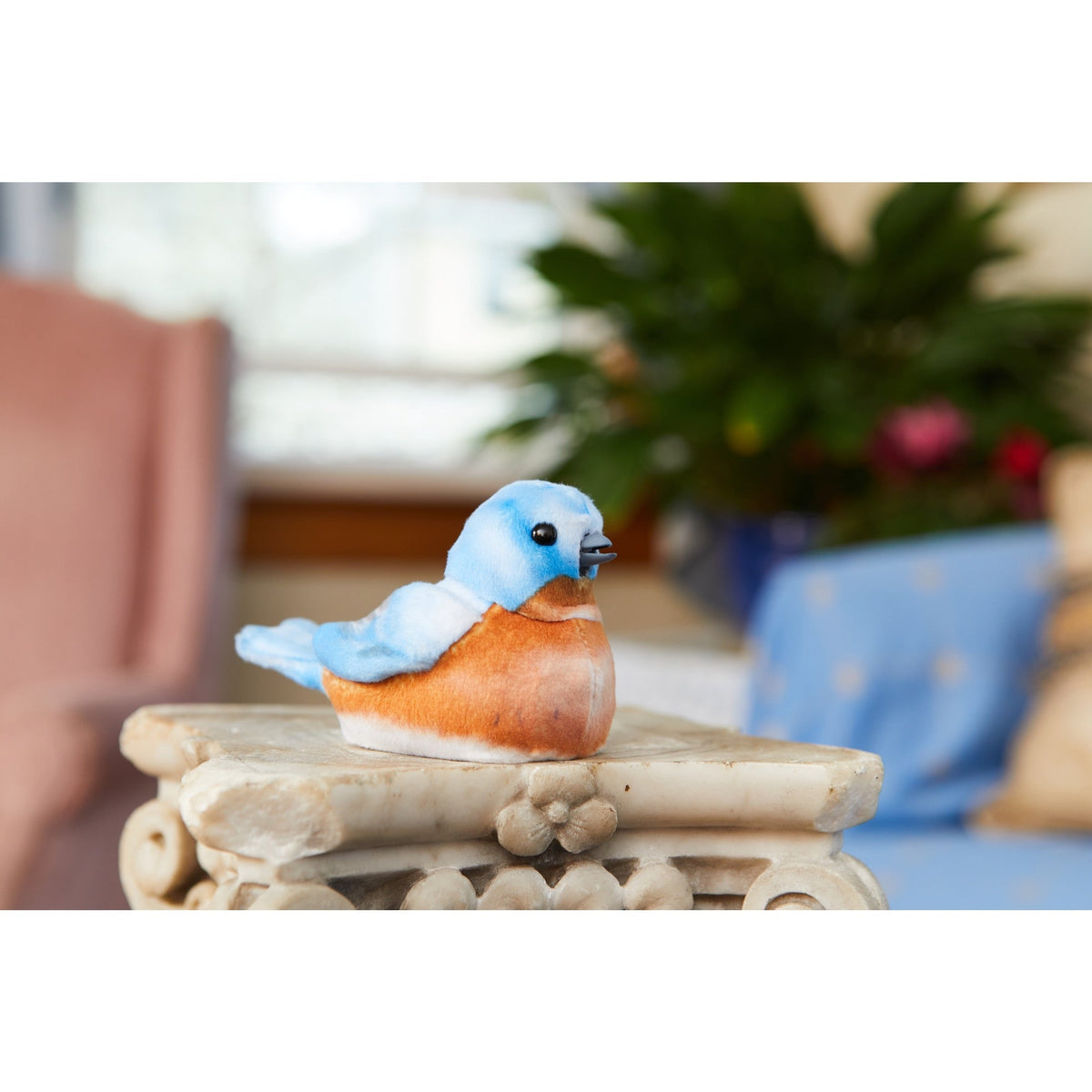 Oiseau Interactif pour personne âgée - Bleu