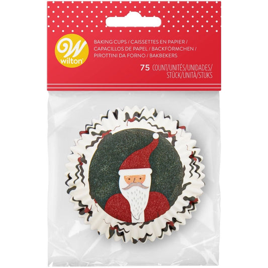 Caissettes à cupcakes - Père Noël (75pcs)