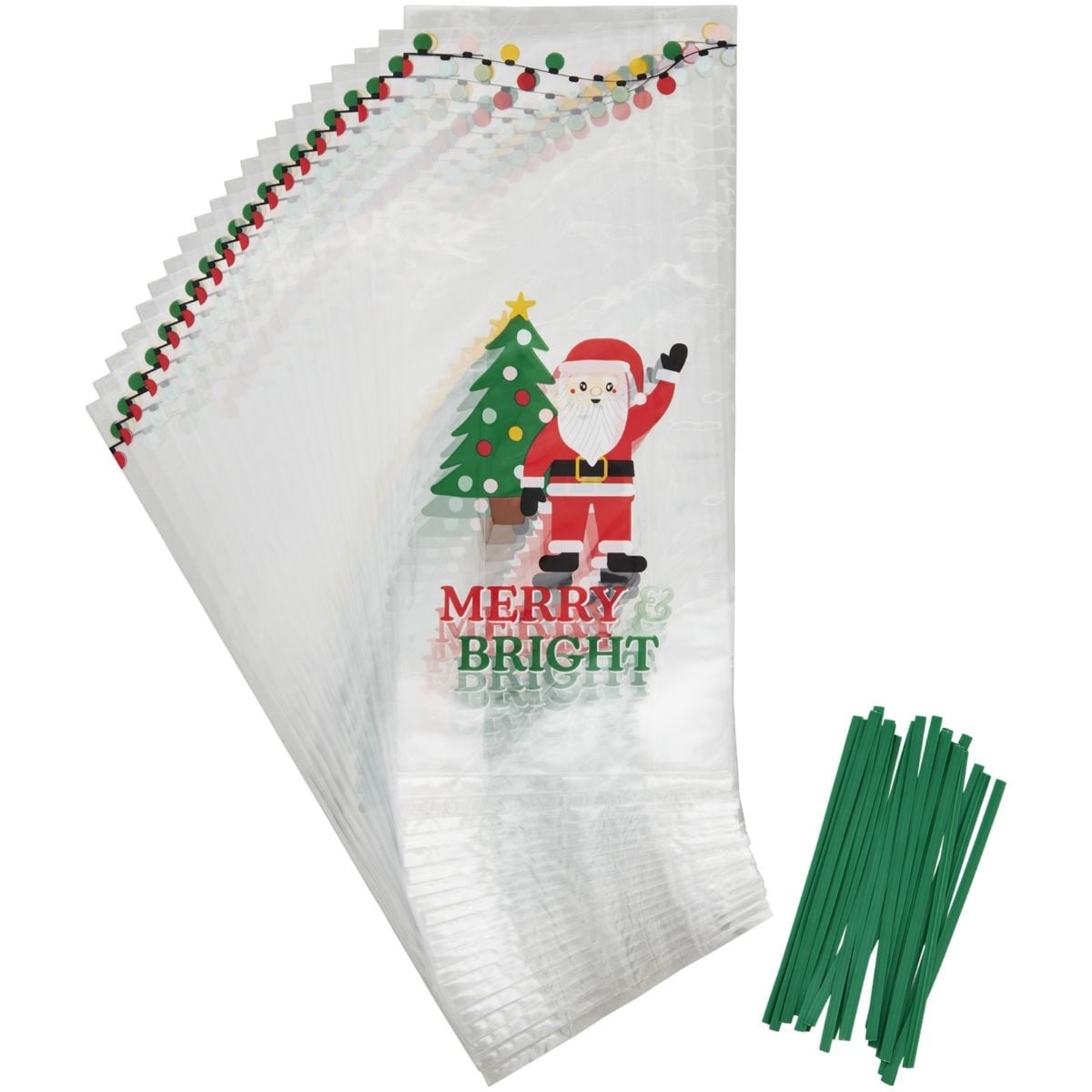 Sachets à biscuits - Merry & Bright (20pcs)