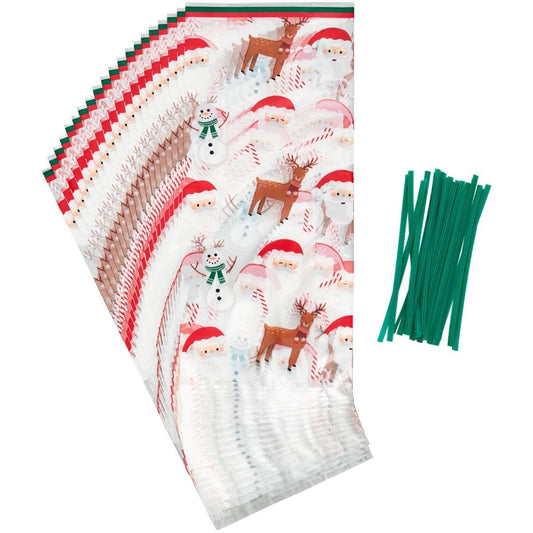 Sachets à biscuits - Noël (20pcs)