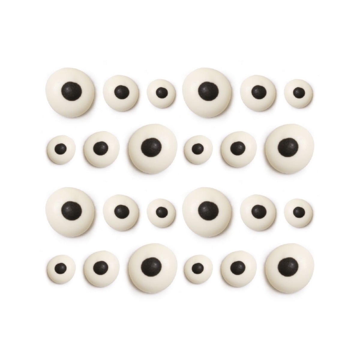 Décors en sucre - Yeux assortis (30pcs)