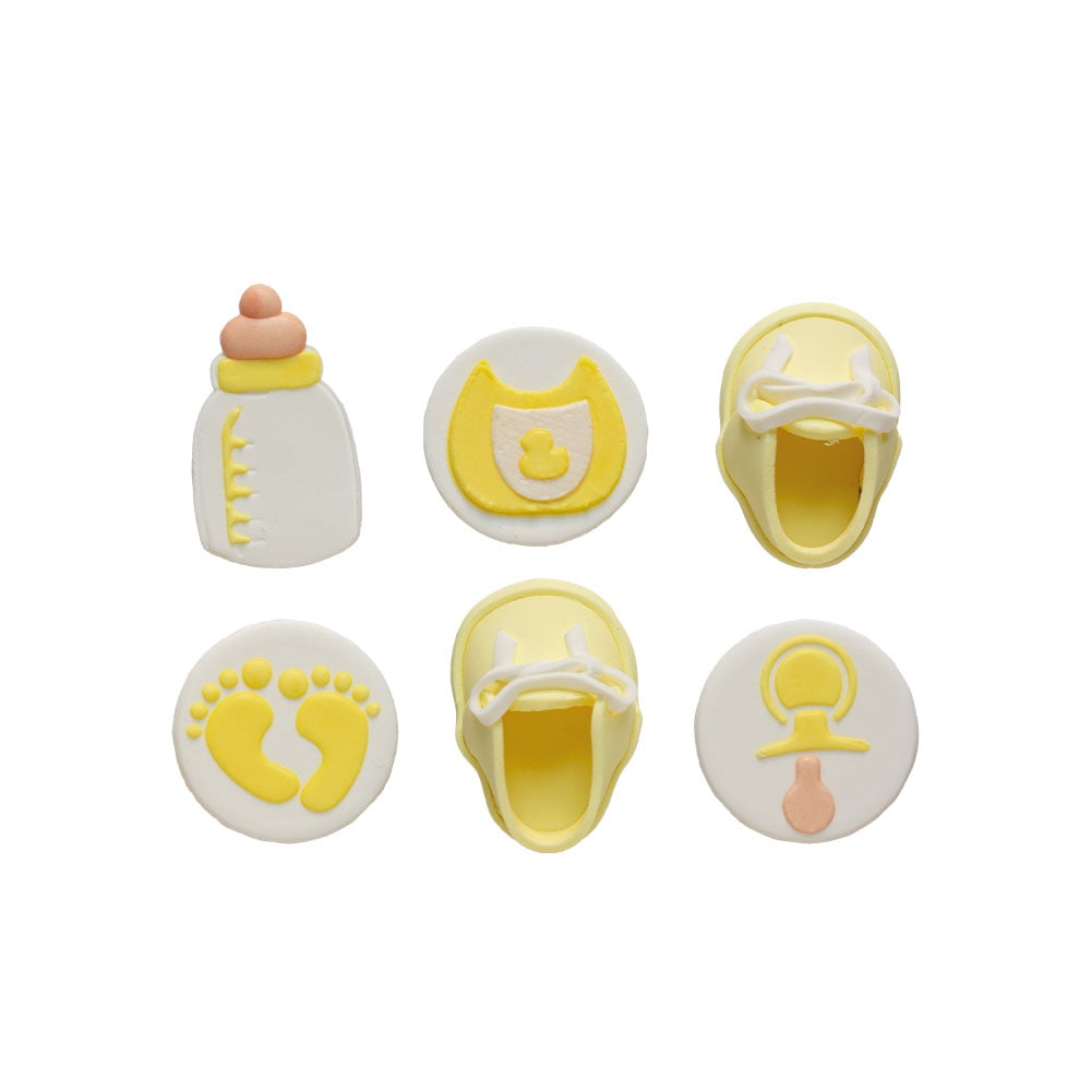 Décorations en sucre - Thème Bébé