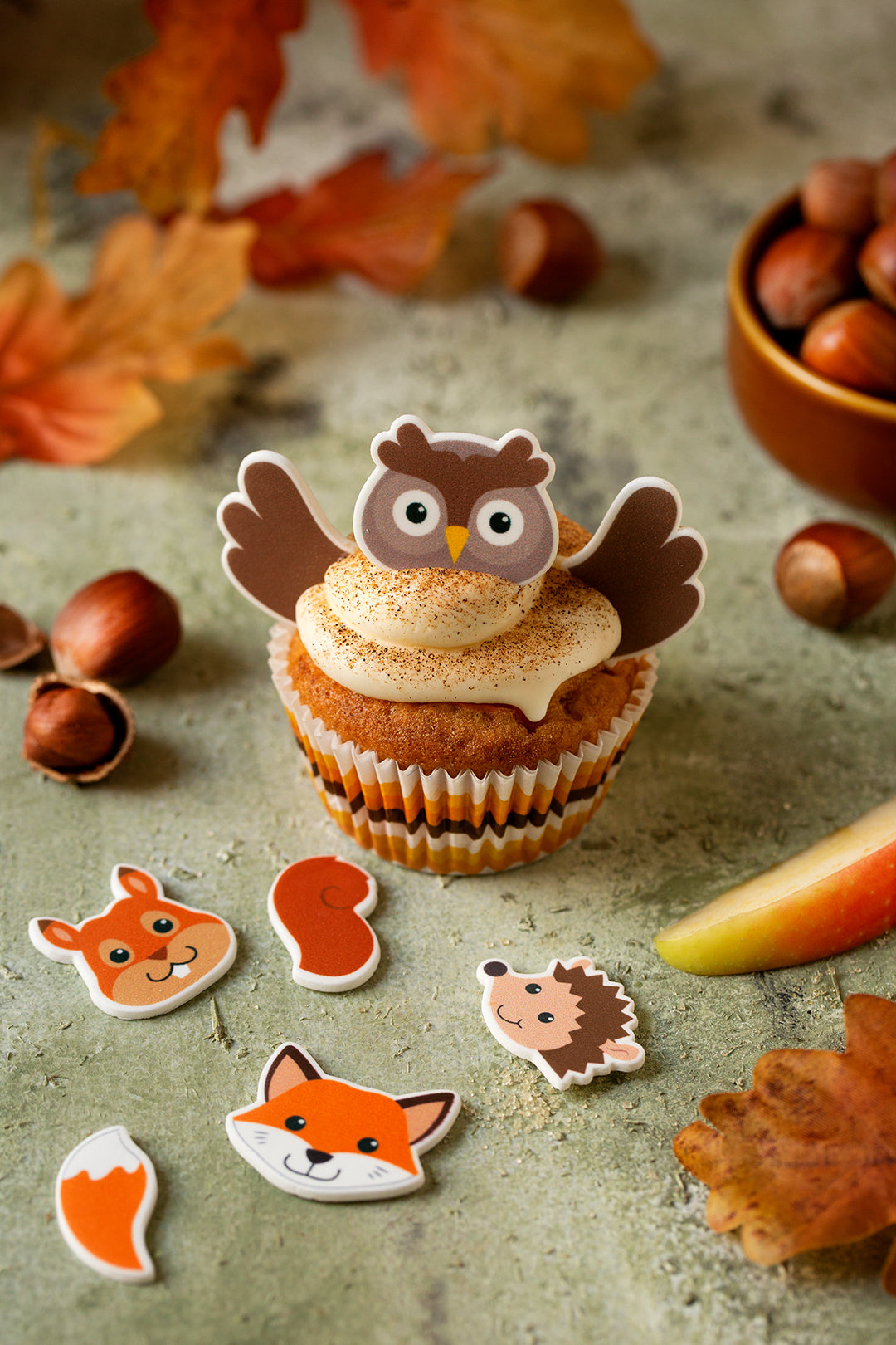 Décorations en sucre - Amis de la forêt (15pcs)