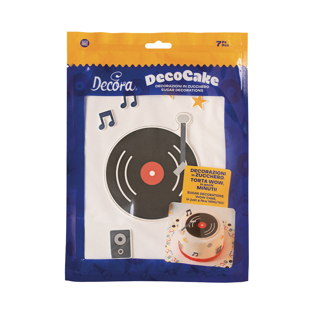 Toppers en sucre Disco (7 pièces)
