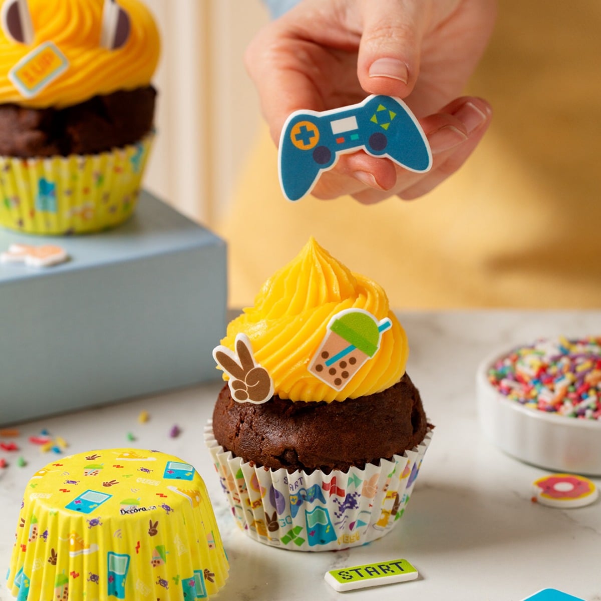 Décorations en sucre - Jeux vidéos