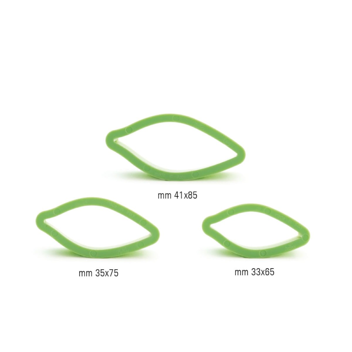 Emporte pièces - Feuilles longues (3pcs)