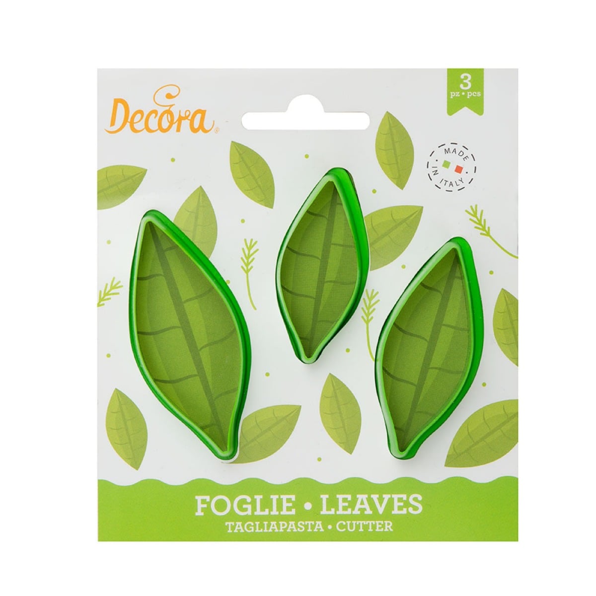 Emporte pièces - Feuilles longues (3pcs)