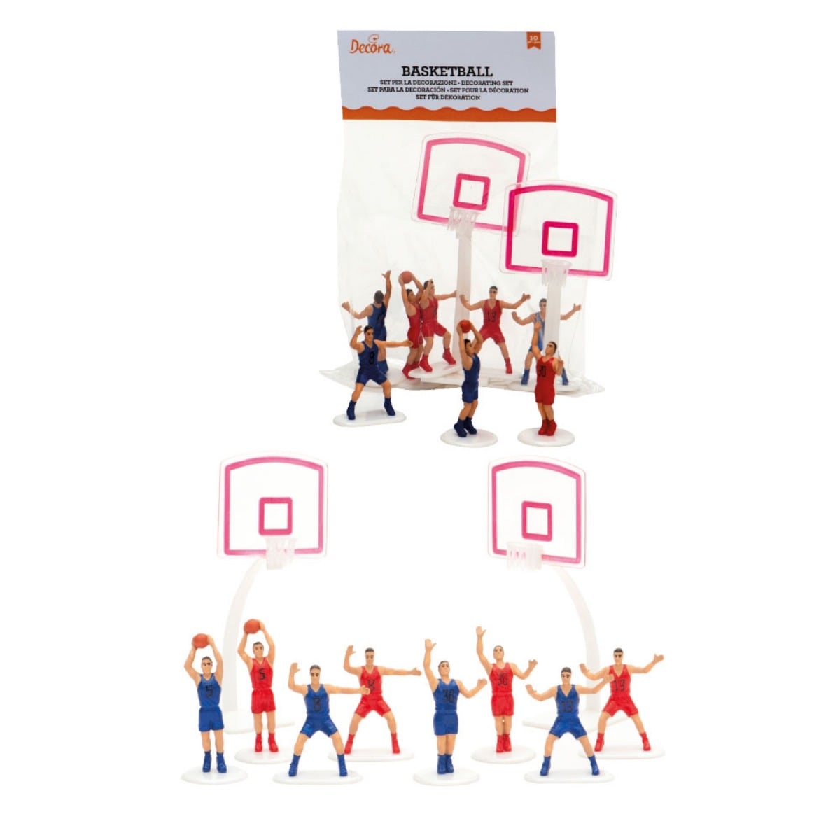 Cake topper Set - Basketball